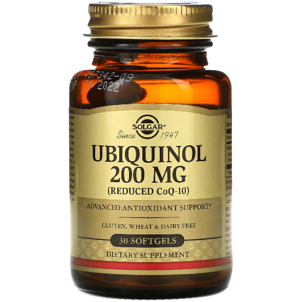Solgar Ubiquinol 200 mg (Reduced CoQ-10) 30 Softgels by Pasteur Pharmacy