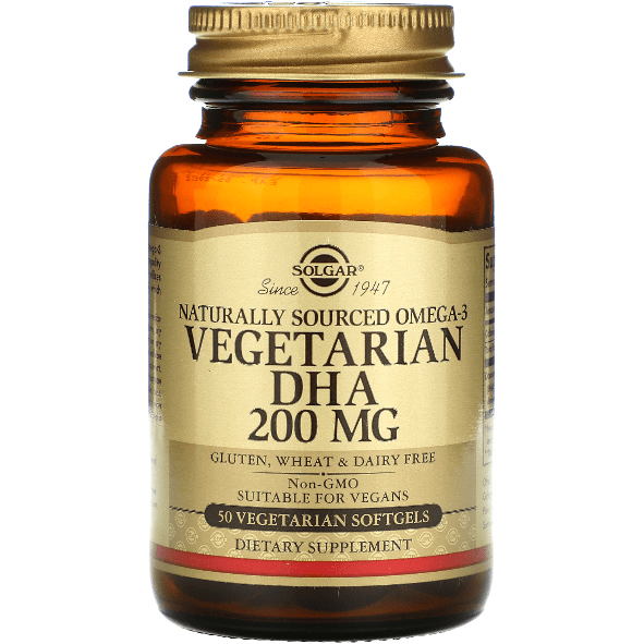 Solgar Omega-3 Vegetarian DHA 200 mg 50 Vegetarian Softgels by Pasteur Pharmacy