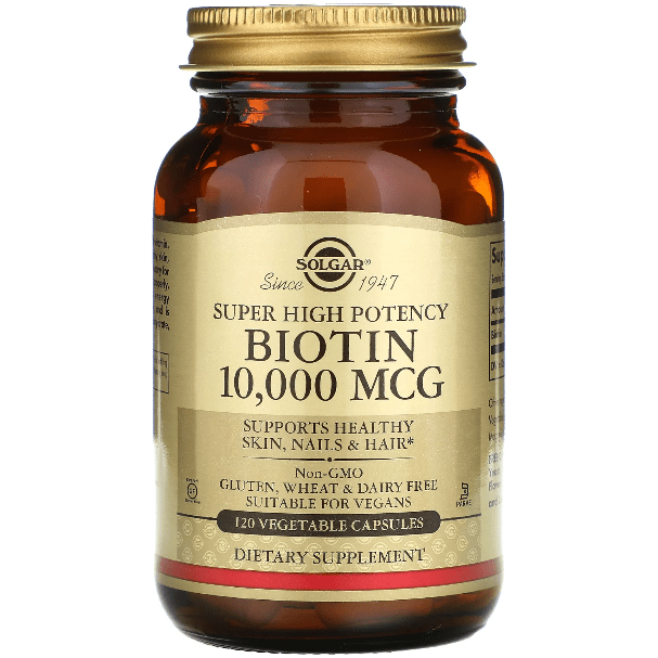 Solgar Biotin 10,000mcg 120 Vegetable Capsules by Pasteur Pharmacy