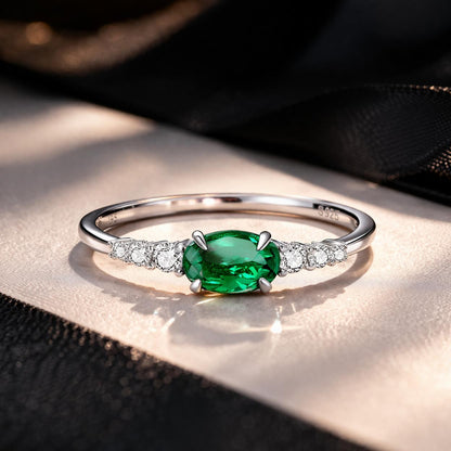 925 Sterling Silver &amp; Platinum Plated 0.1cm CZ Ring for Women - Size 6.0 by Bids.com