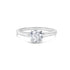 14K White Gold 1.0 Cttw Round Lab Grown Diamond 4 Prong Solitaire Engagement Ring (F-G Color, VS2-SI1 Clarity) - Ring Size 7 by Bids.com