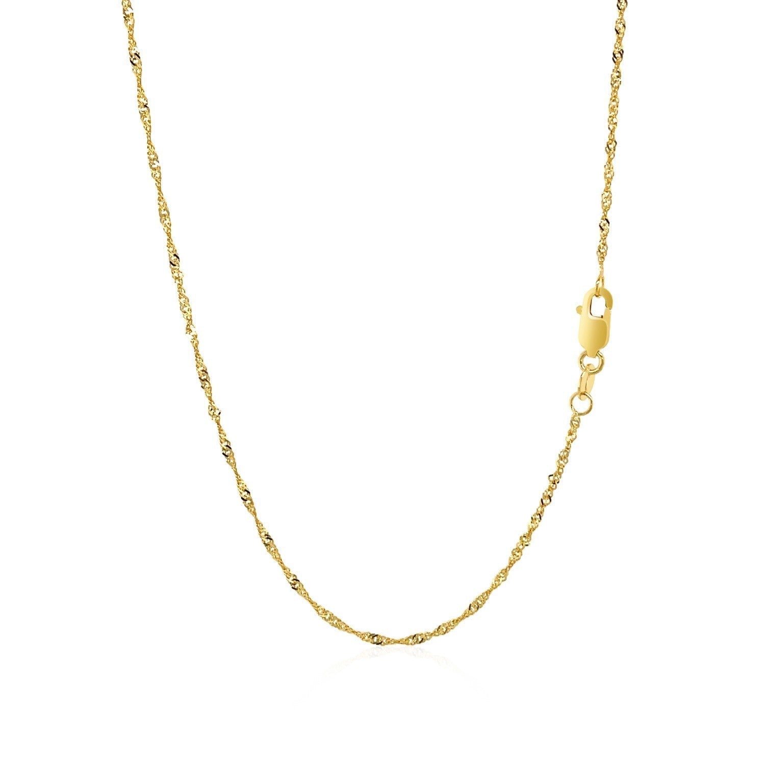 10k Yellow Gold Singapore Chain (1.50 mm)  DestGlow
