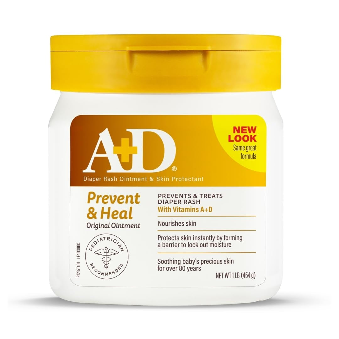 A+D Original Diaper Rash Ointment+ Skin Protectant Ointment 1Lb by Pasteur Pharmacy