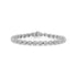 .925 Sterling Silver 1.0 Cttw Diamond Miracle-Plate Open Quatrefoil Flower Circle-Link 7" Tennis Bracelet (I-J color, I3 clarity) by Bids.com