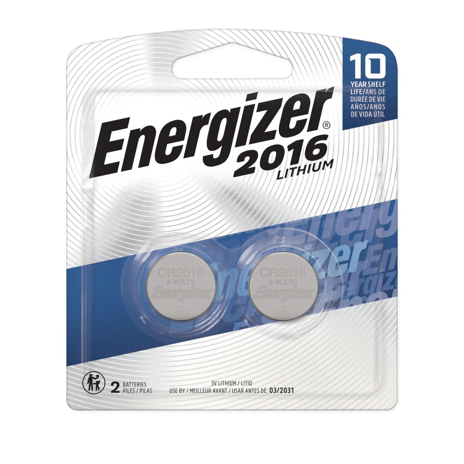Energizer 3V Lithium Coin Batteries, 2016 by Pasteur Pharmacy