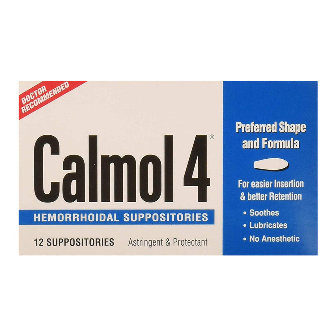 Calmol 4 Hemorrhodial Suppositories 