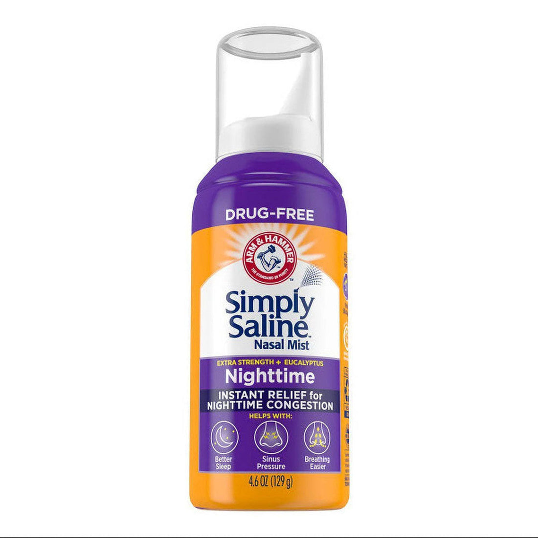 Simply Saline ARM &amp; HAMMER Nighttime Nasal Mist 4.6oz by Pasteur Pharmacy