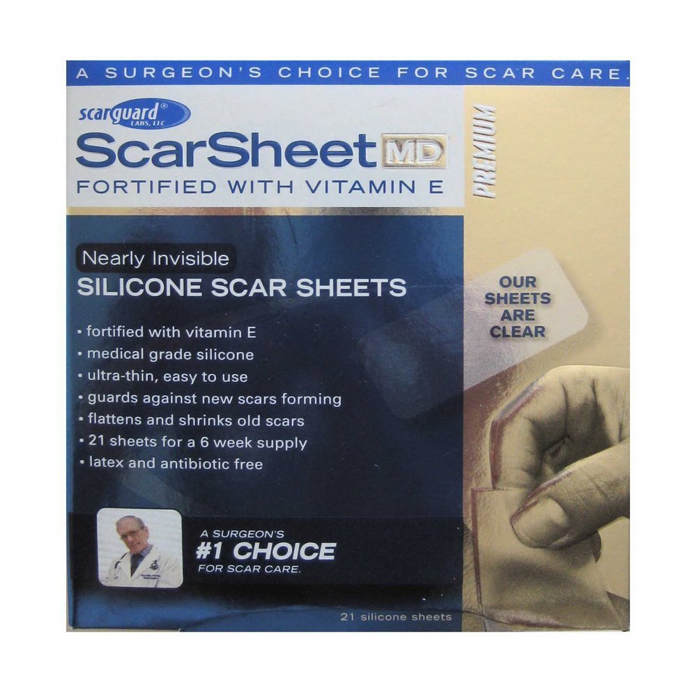 Scarguard Md Silicone Scarsheet 21Ct by Pasteur Pharmacy