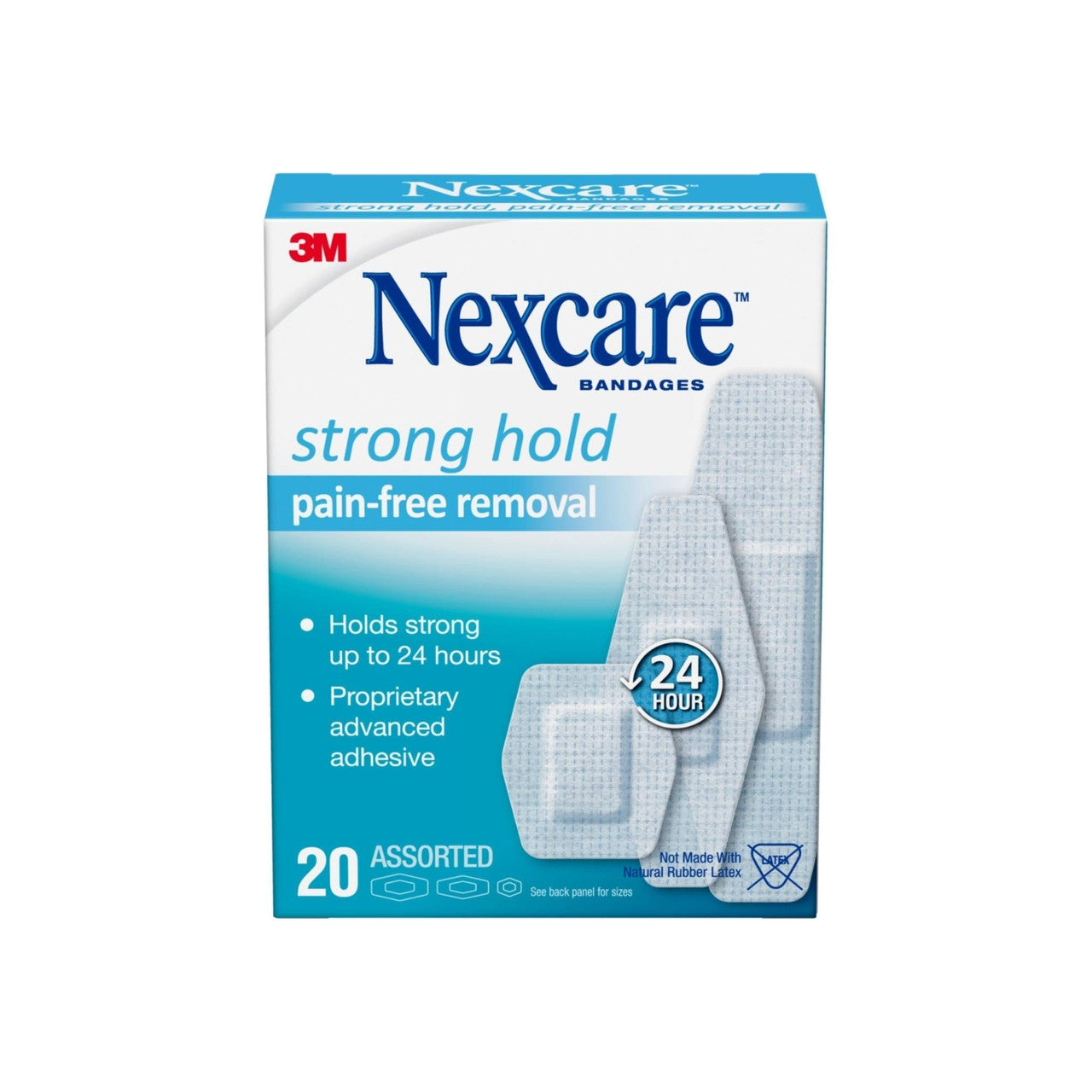 Nexcare Sensitive Skin Bandages, White, Assorted by Pasteur Pharmacy