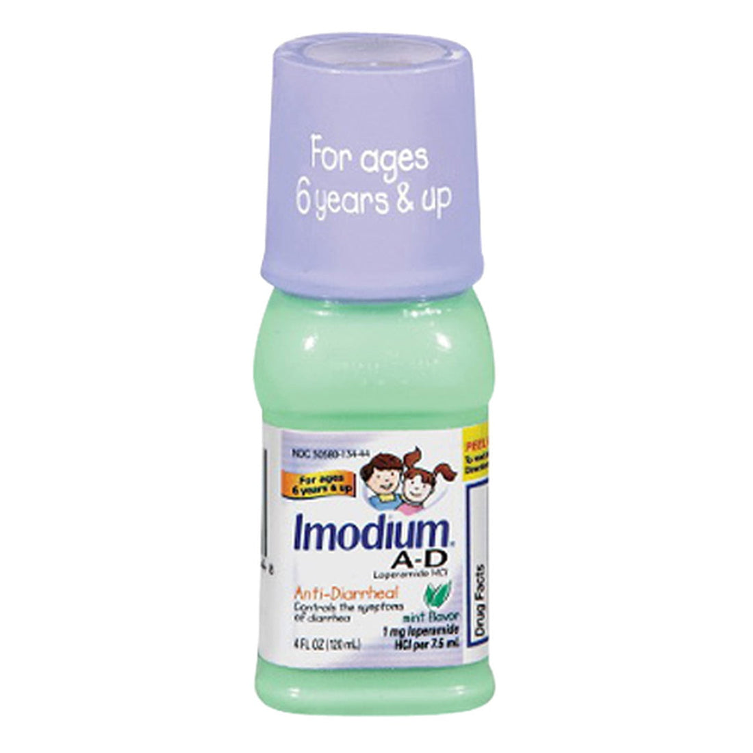 Imodium Anti Diarrheal, A D, Oral Solution, Mint Flavor 4 Fl Oz 