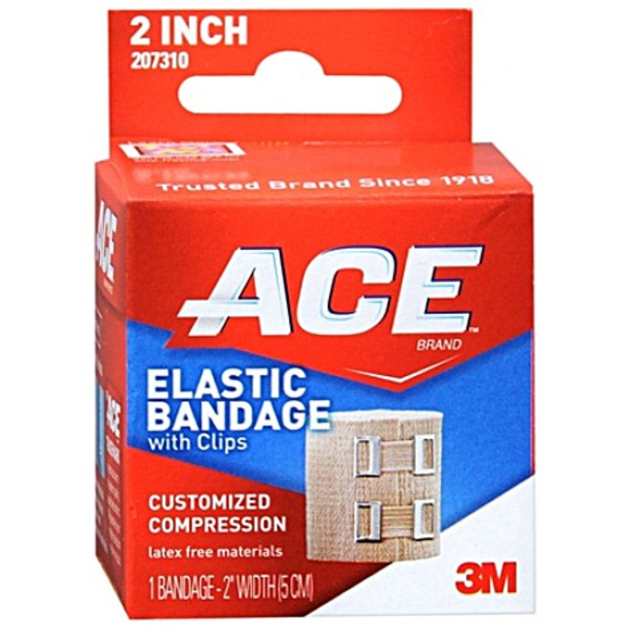 ACE Elastic Bandage, With Clips, 2 Inch by Pasteur Pharmacy