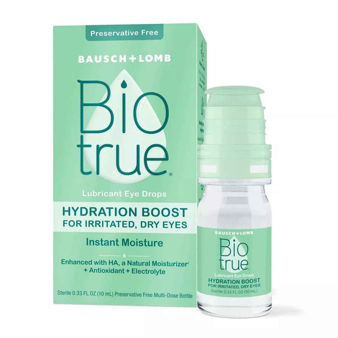 Biotrue Hydration Boost Lubricant Dry Eye Drops - 0.33 Oz