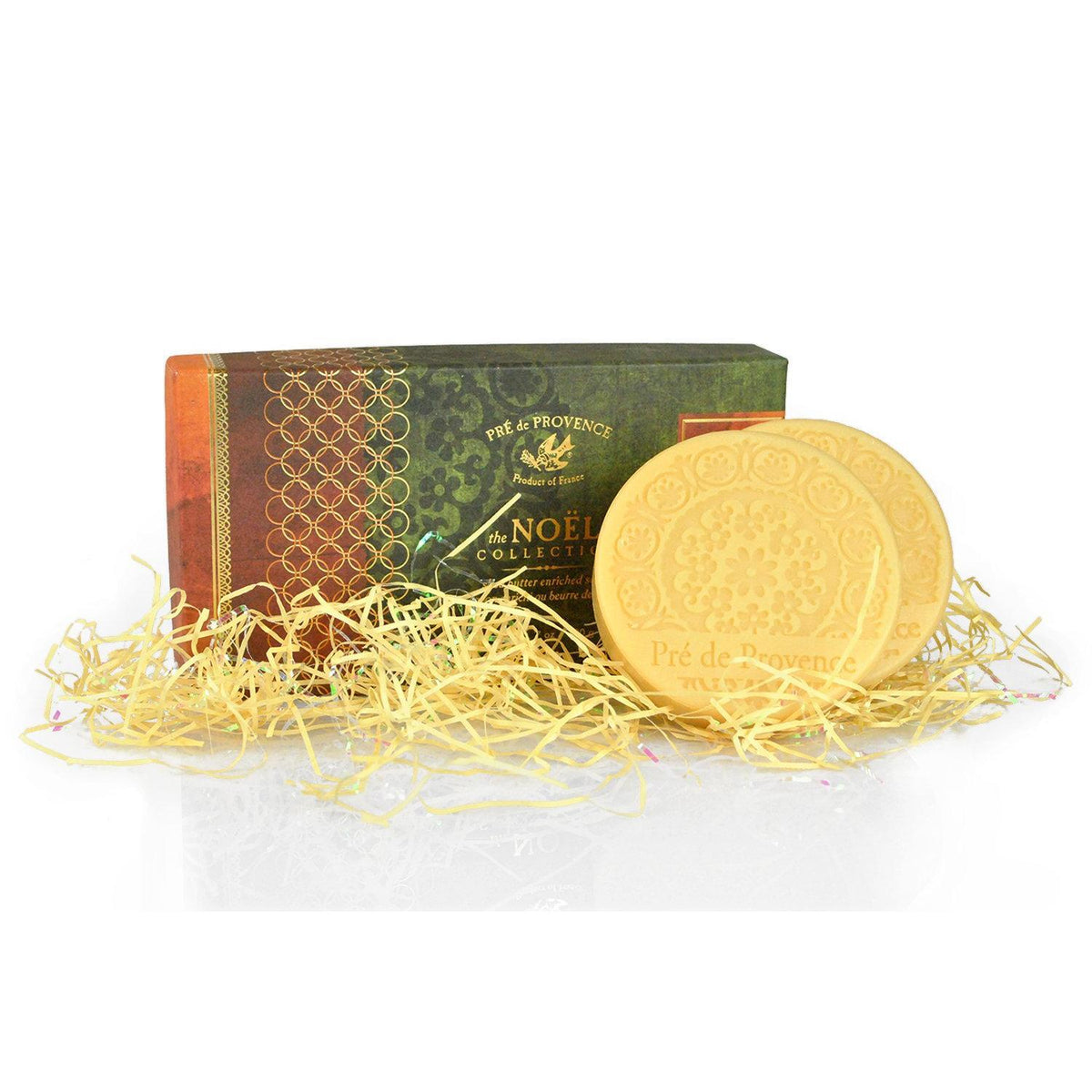 Pre de Provence Warm, Welcoming, Wintry Scent Noel Gift Box With Two 200 Gram Soaps by Pasteur Pharmacy