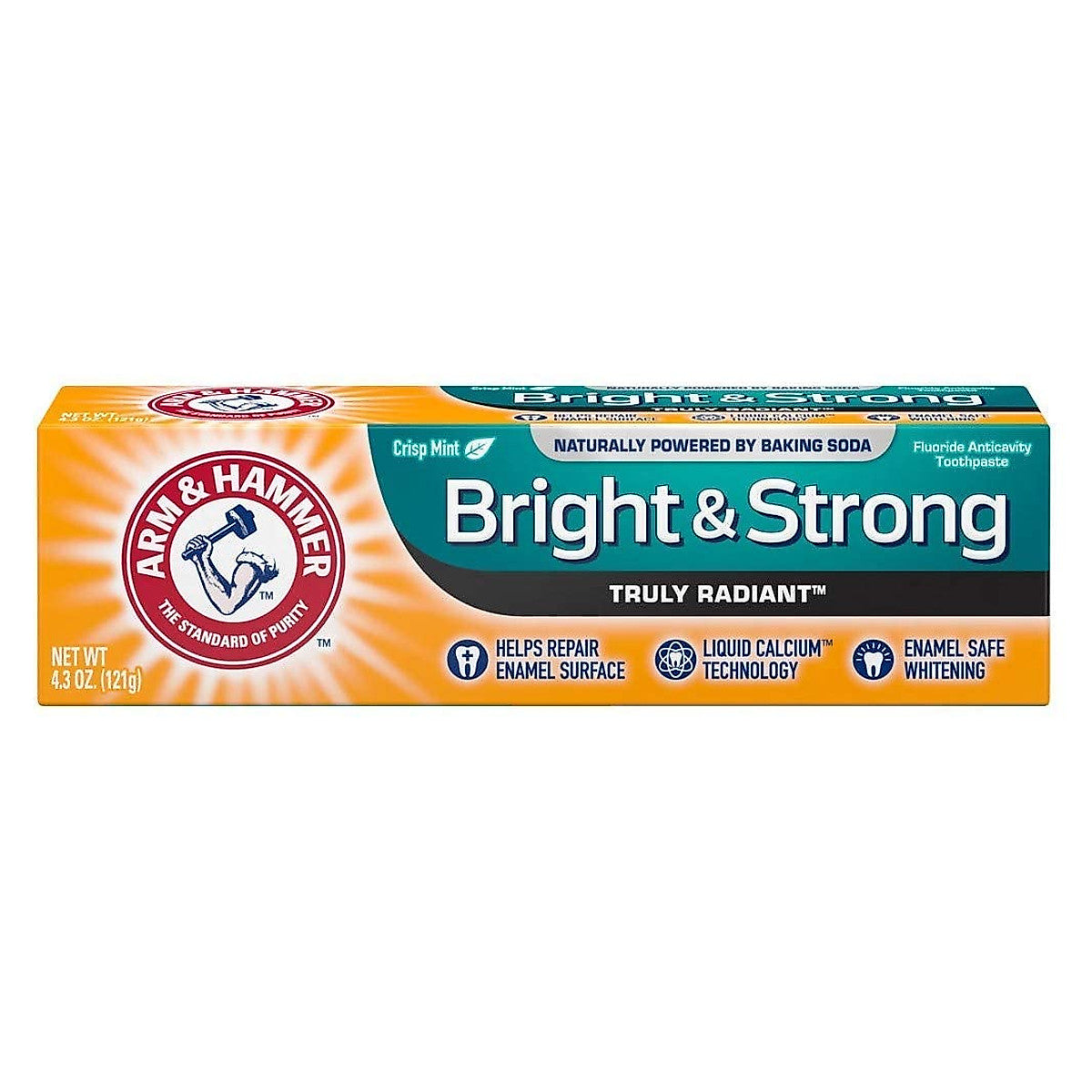 Arm &amp; Hammer Truly Radiant Whitening &amp; Enamel Strengthening Toothpaste, 4.3 oz Tube by Pasteur Pharmacy