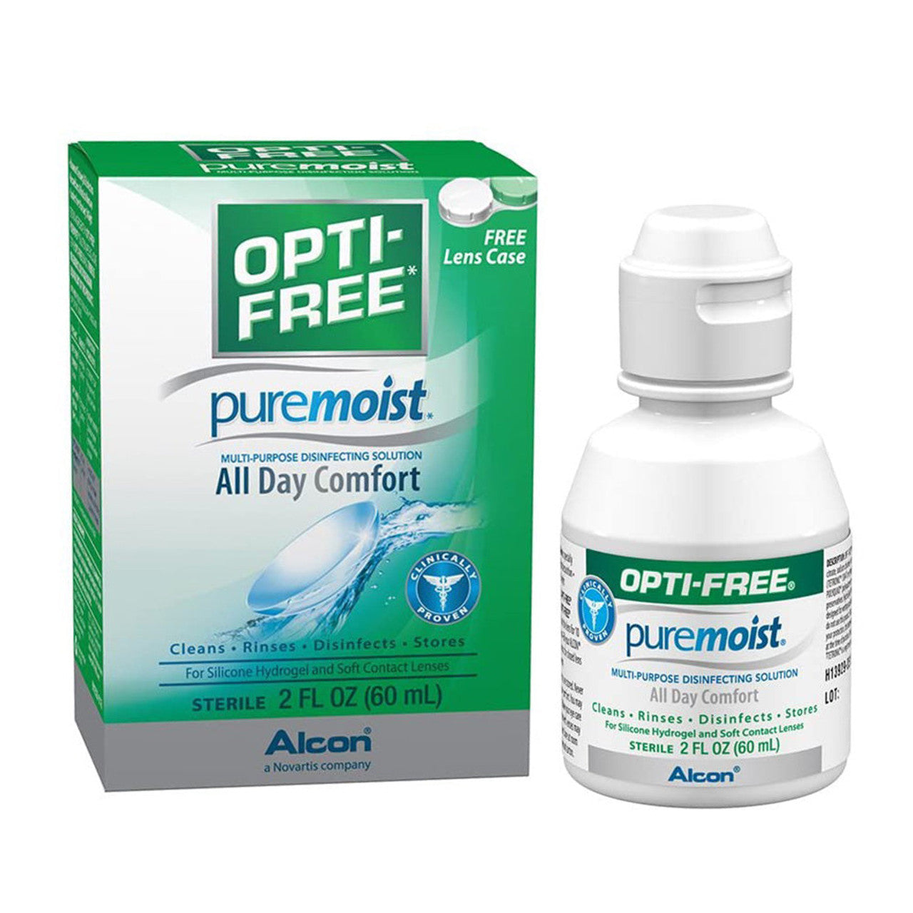 Opti-Free Puremoist Multi Purpose With Hydraglyde Disinfection Solution 2 Fl Oz by Pasteur Pharmacy