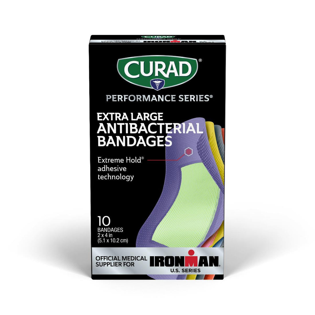 Curad® Performance Series™ XL Antibacterial Bandages – Rugged Protection by Pasteur Pharmacy