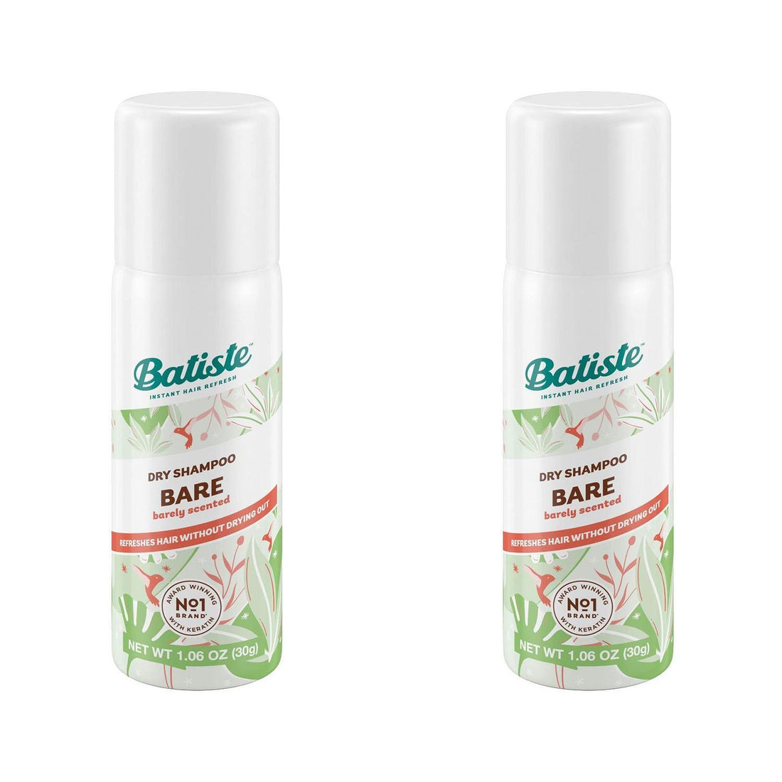 Batiste Dry Shampoo, Bare, Mini Travel Size 1.6 Oz by Pasteur Pharmacy