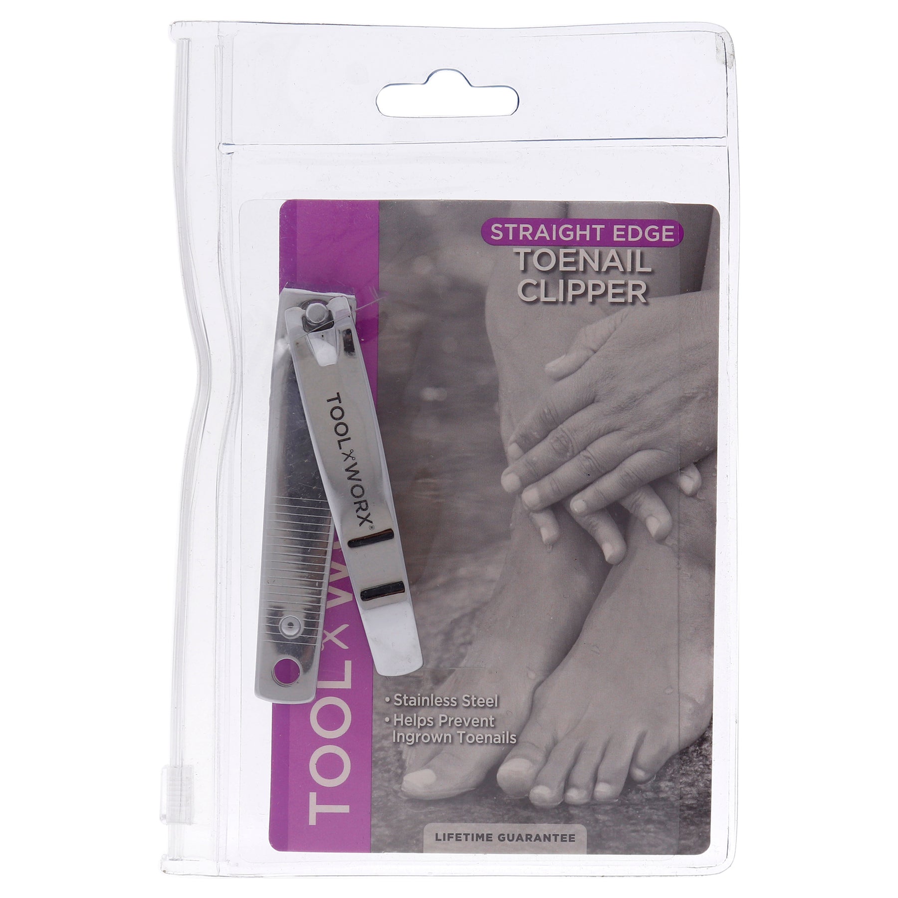 Toolworx 3-1/2" Straight Edge Toenail Clipper by Pasteur Pharmacy