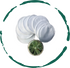 Reusable Facial Rounds Pads (5pcs) by BeNat