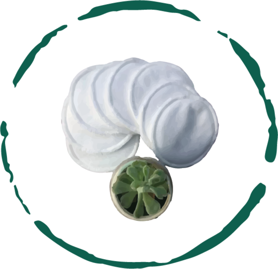 Reusable Facial Rounds Pads (5pcs) 