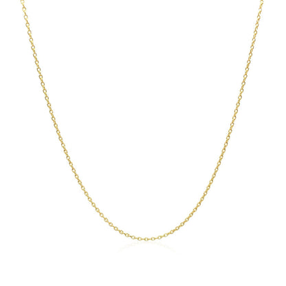 Adjustable Cable Chain in 14k Yellow Gold (1.0mm)  DestGlow