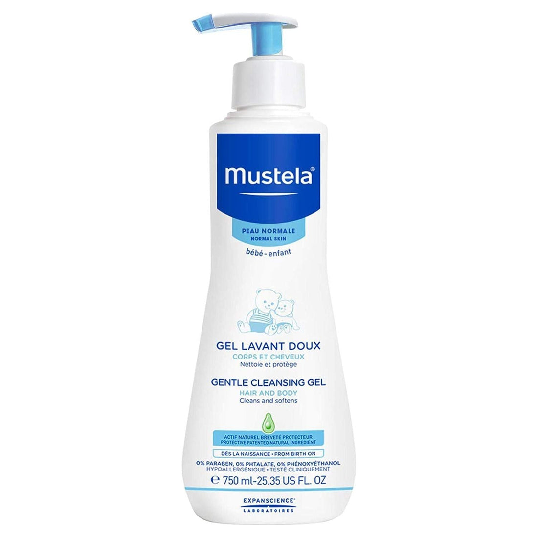 Mustela Gentle Cleansing Gel Hair And Body 25.35 Fl Oz by Pasteur Pharmacy