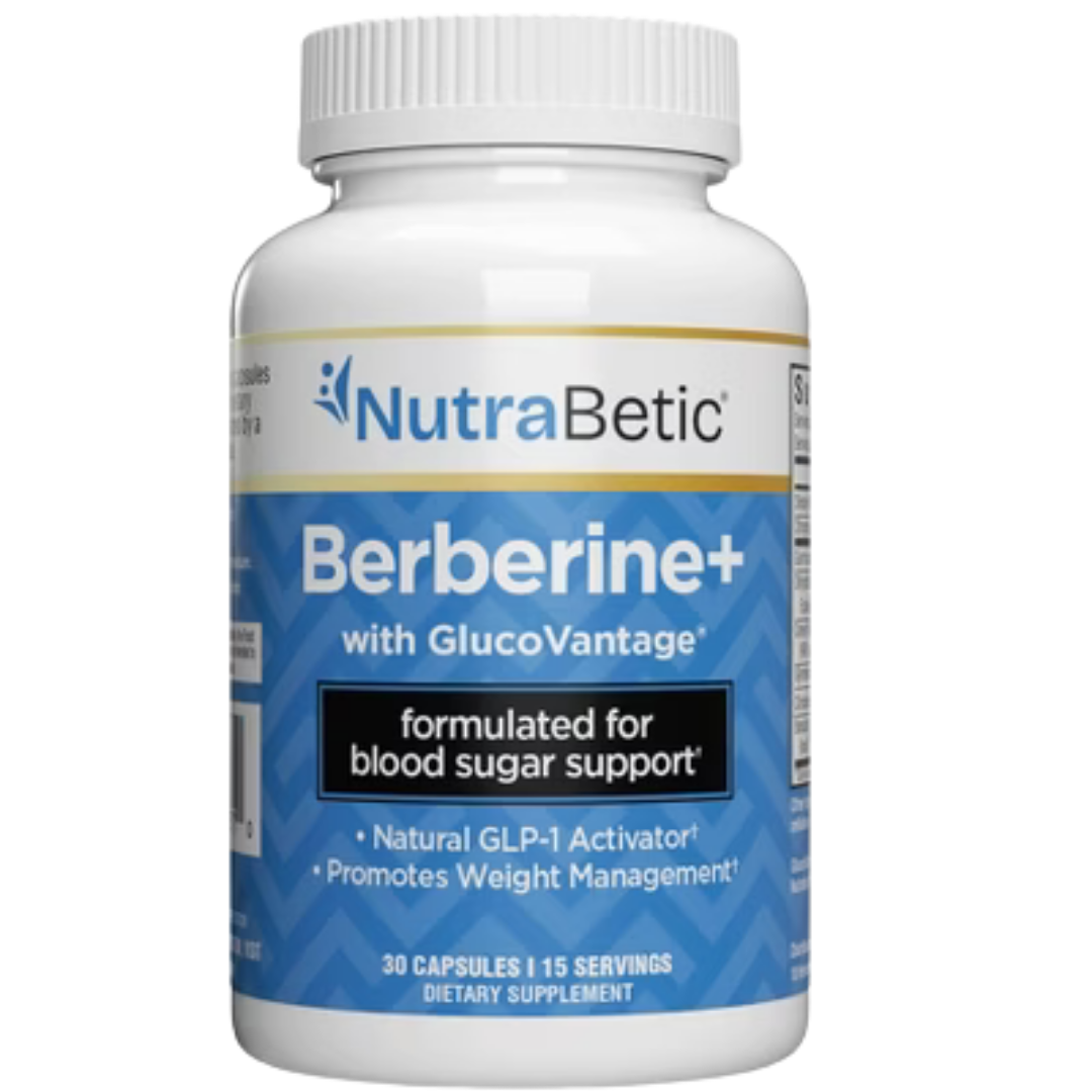NutraBetic Berberine+ Blood Sugar Support Supplement (30 ct) by Farmacias Savia