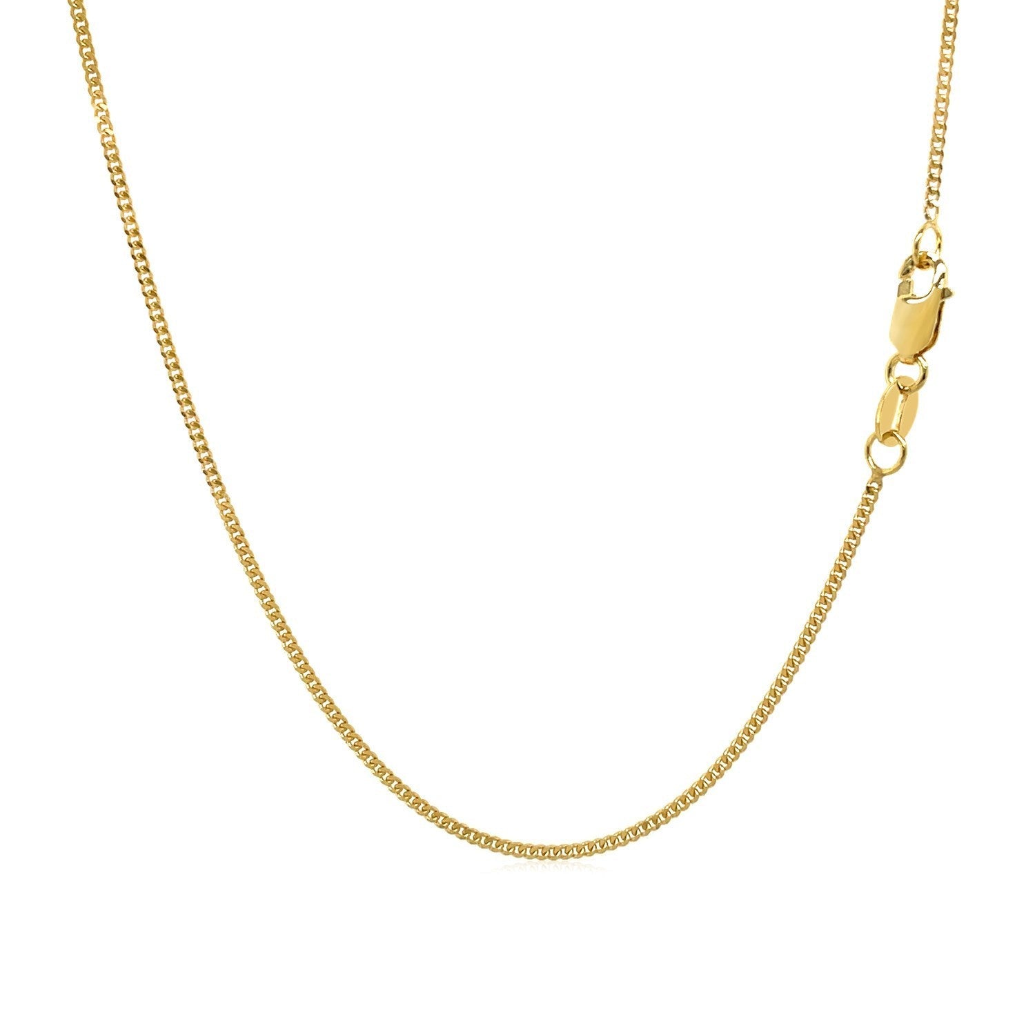 10k Yellow Gold Gourmette Chain 1.0mm by Bids.com
