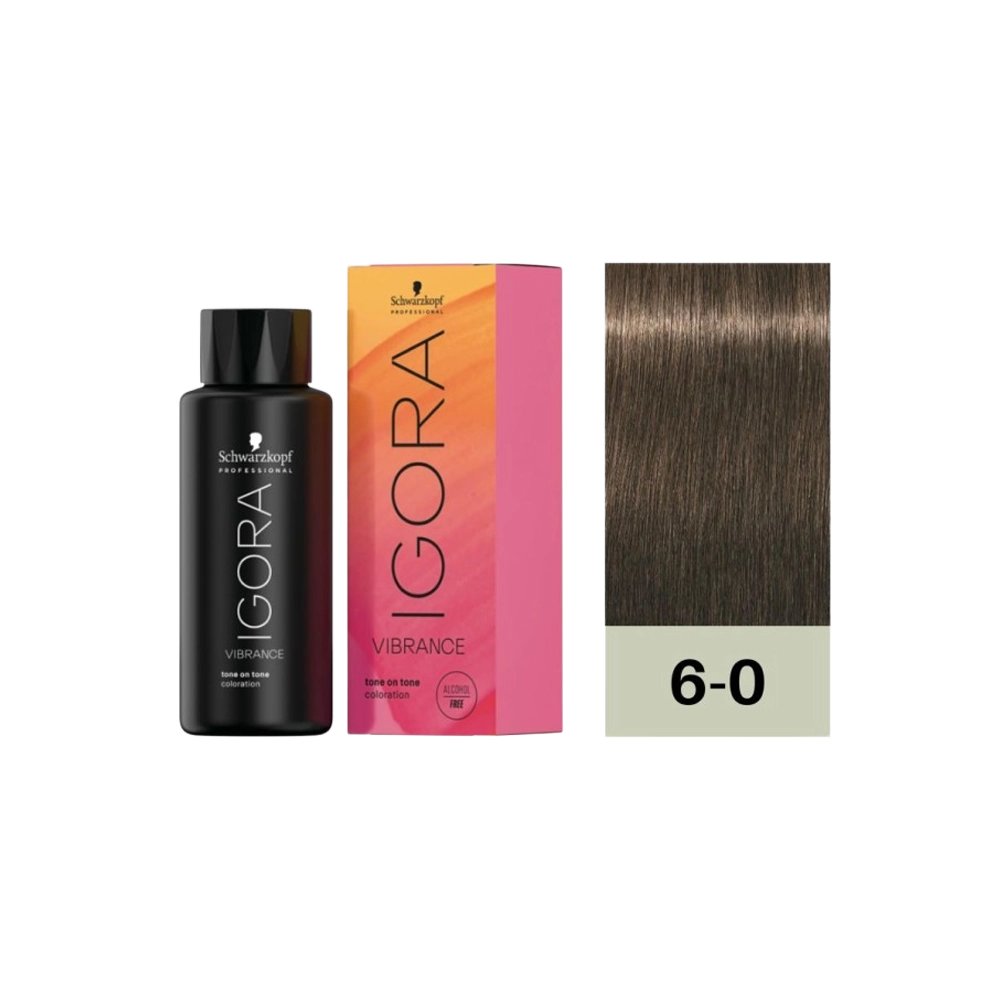Schwarzkopf IGORA VIBRANCE 6-0 Dark Blonde Natural 2.02oz by Pasteur Pharmacy