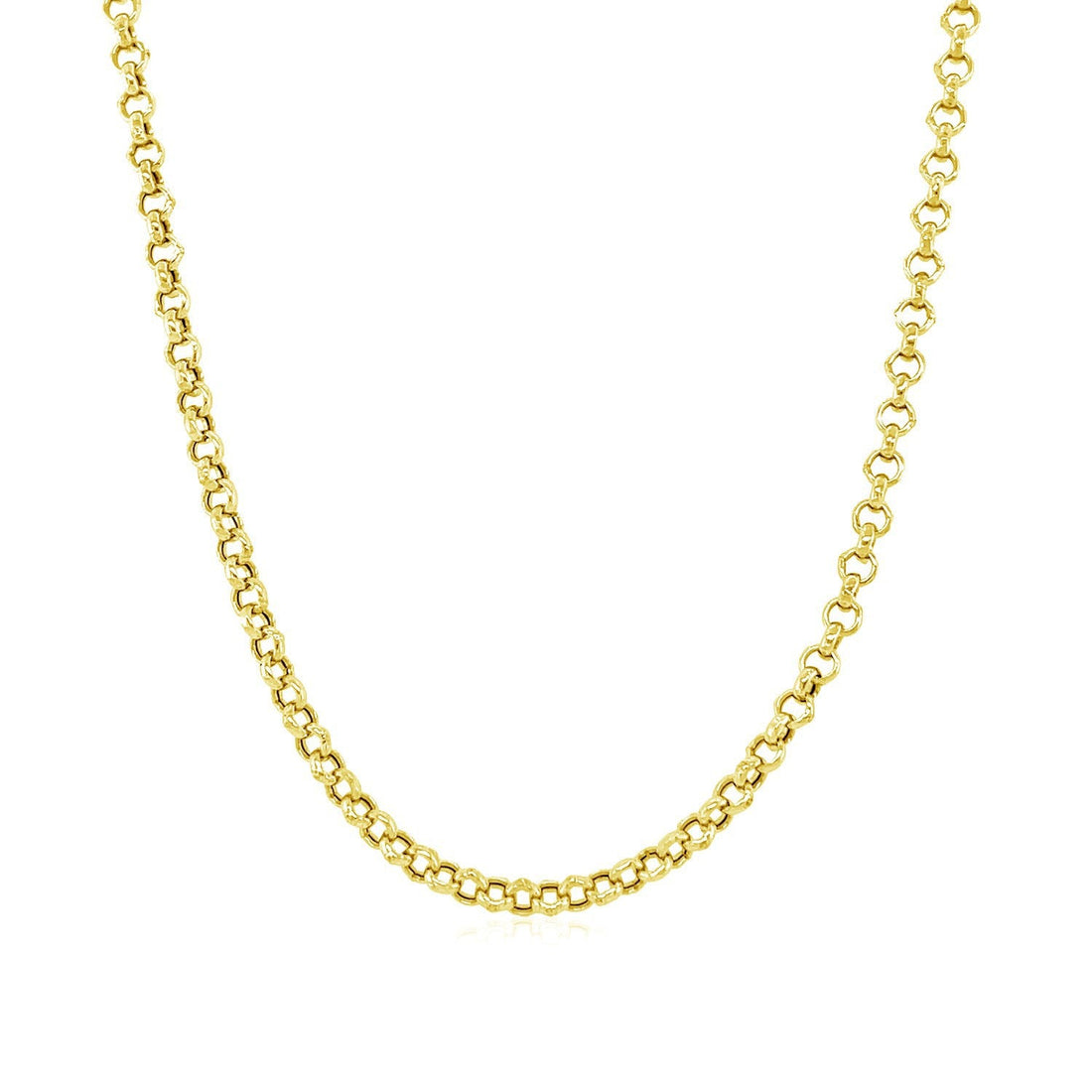 2.3mm 10k Yellow Gold Rolo Chain by Bids.com