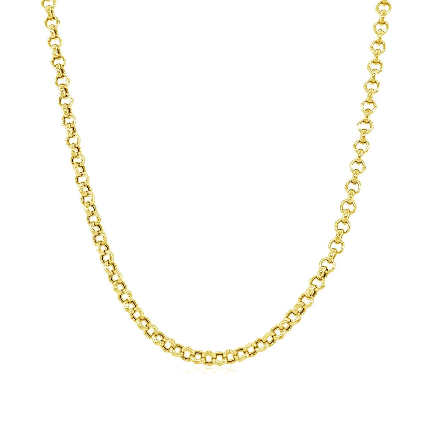 2.3mm 10k Yellow Gold Rolo Chain by Bids.com