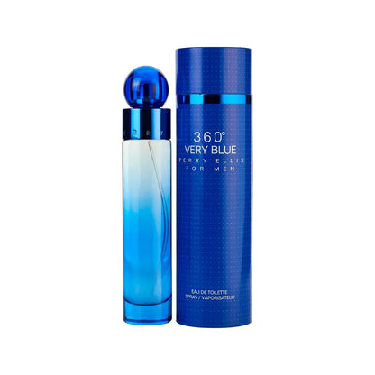 360 Very Blue By Perry Ellis For Men 3.3oz EDT Spray by perfumesandrea