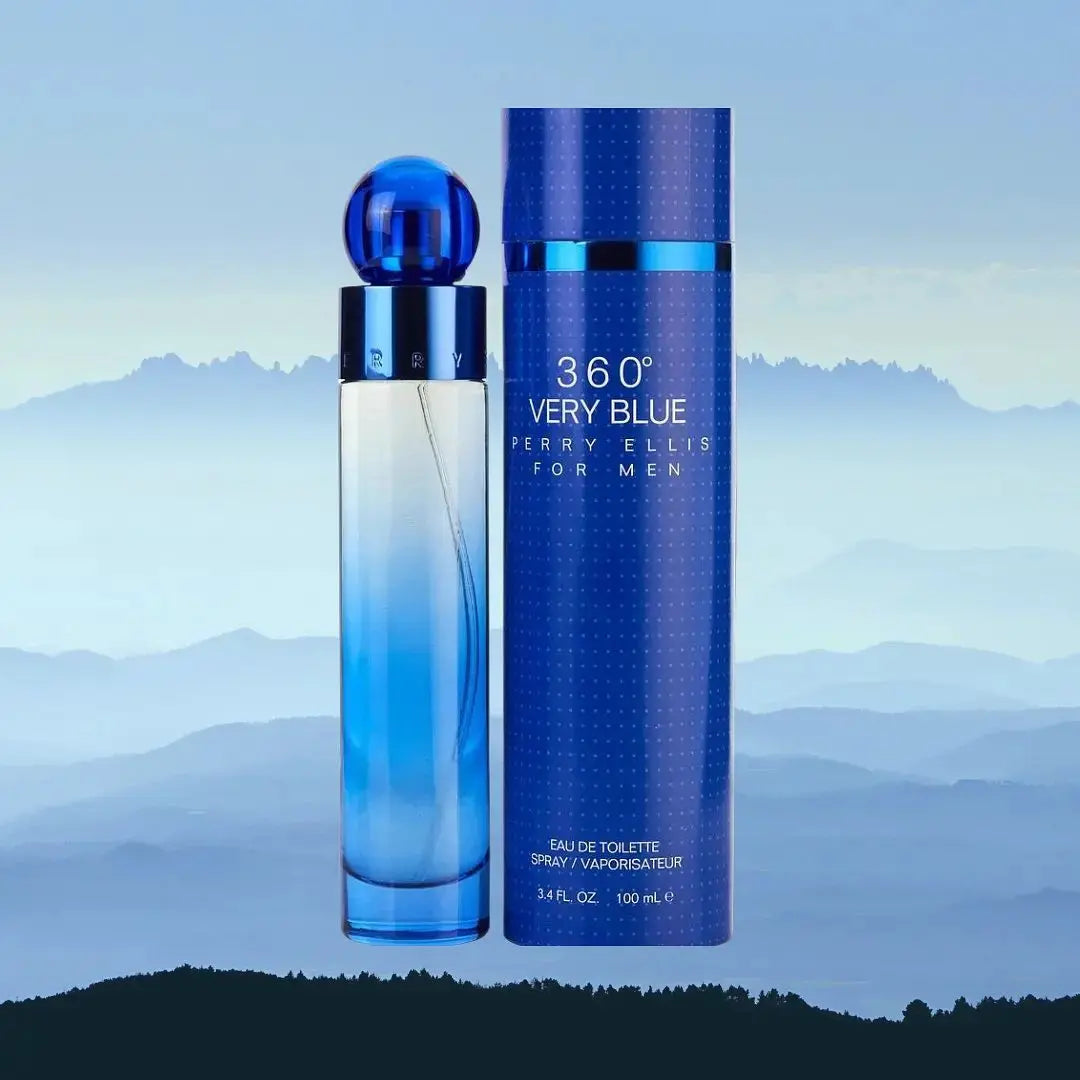 360 Very Blue By Perry Ellis For Men 3.3oz EDT Spray by perfumesandrea