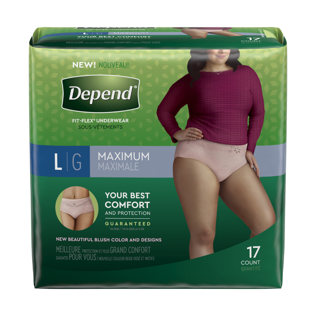 Depend Maximum Absorbency Underwear for Women Large (17 Count) by Farmacias Savia
