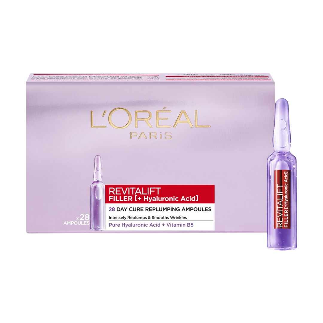 L’Oréal Revitalift Filler Hyaluronic Acid Serum Ampoules (28 count) by Farmacias Savia