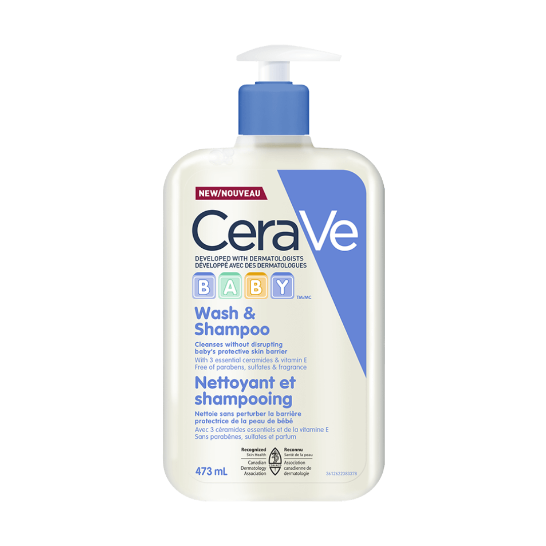 CeraVe Baby Wash &amp; Shampoo (473 mL) by Farmacias Savia
