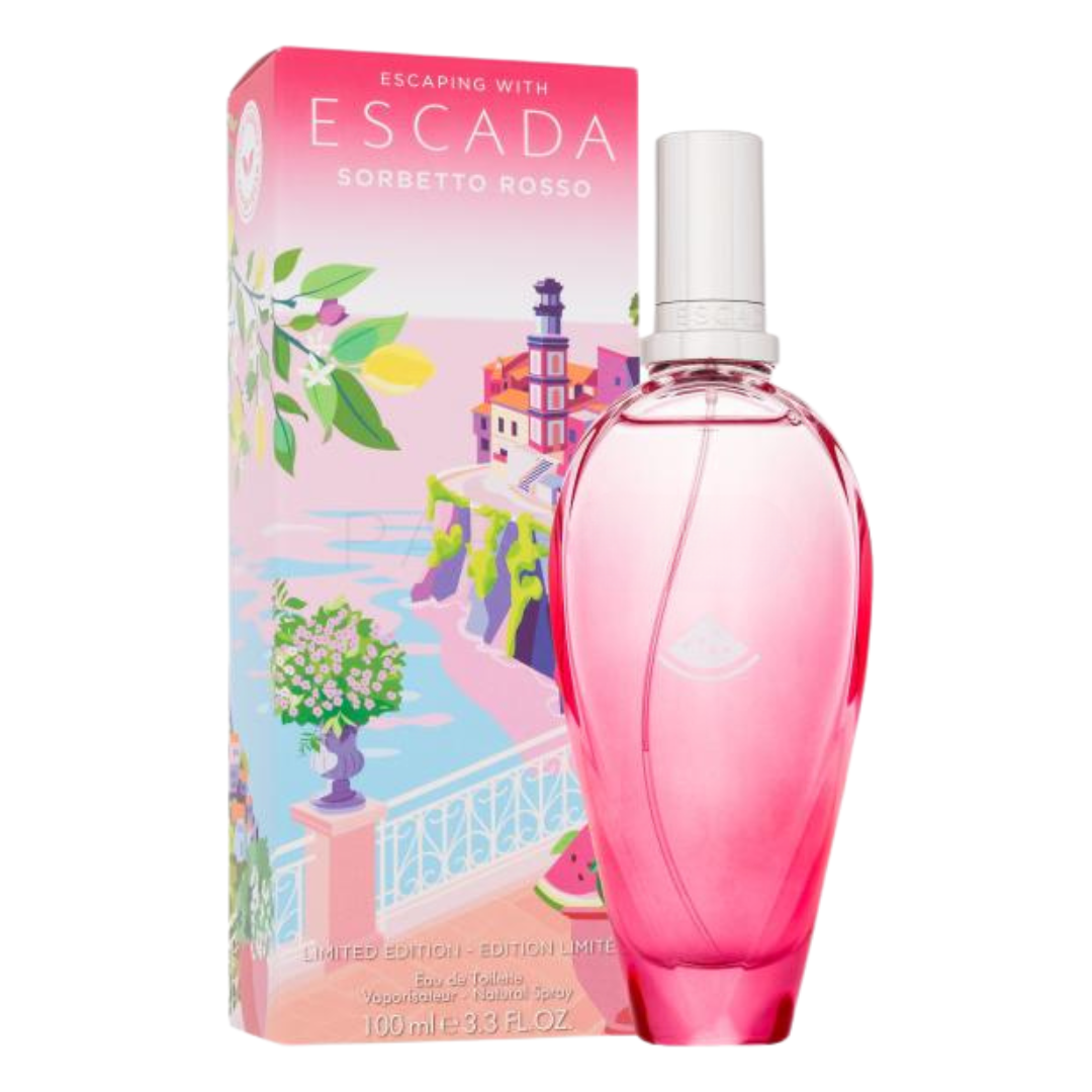 Escada Sorbetto Rosso Eau de Toilette Women (3.3oz) by Farmacias Savia