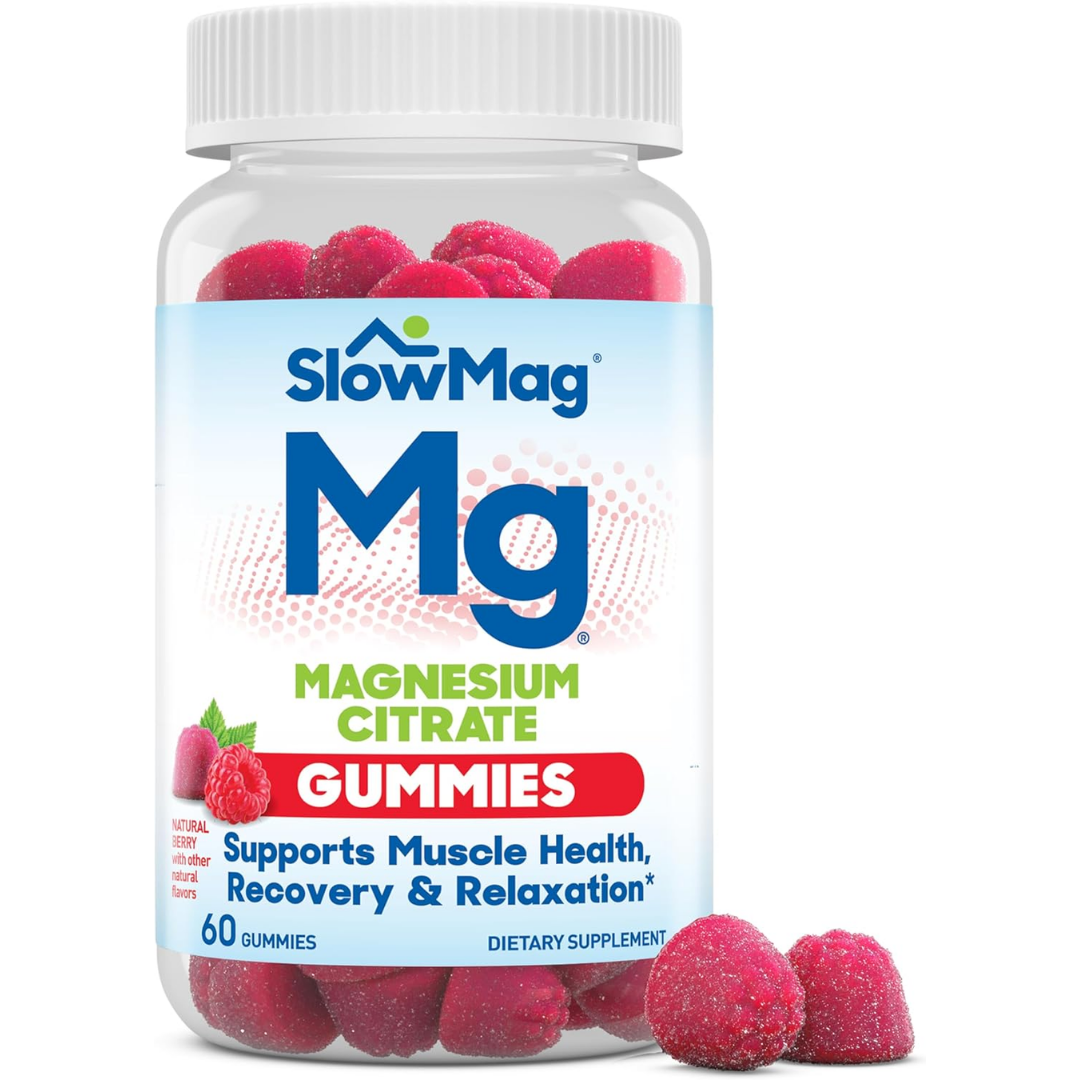 SlowMag Magnesium Citrate Gummies (60ct) by Farmacias Savia