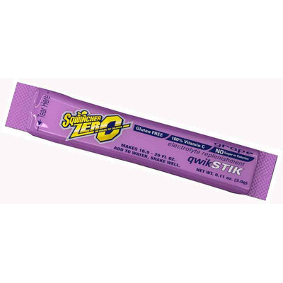 Sqwincher® Zero Qwik Stik – Sugar Free – Grape (11 0z)