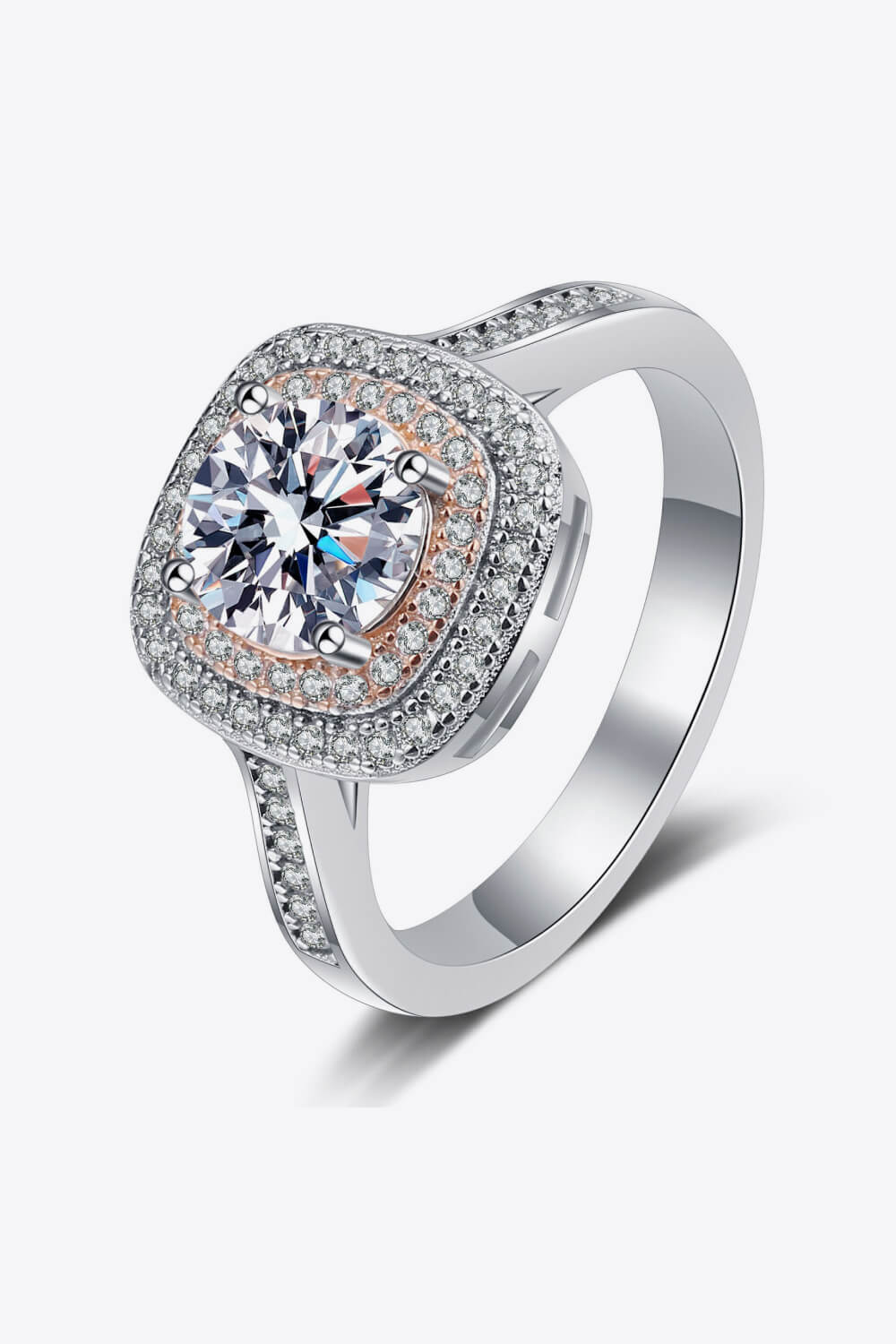 Need You Now Pink Sparkala™ Ring (Rhodium Over Pure Sterling Silver) by Sparkala