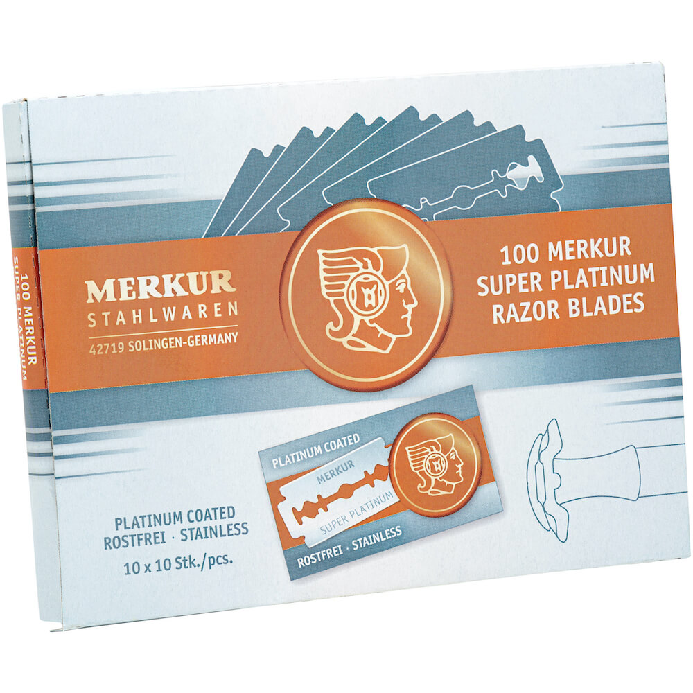 Merkur Super Platinum Razor Blades - 100 Pack by Pasteur Pharmacy