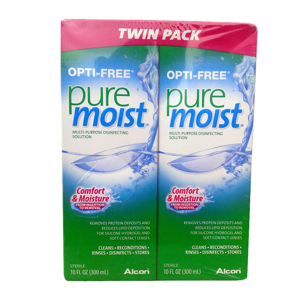Opti-Free Multi Purpose Disinfection Solution, Puremoist, Twin Pack  DestGlow