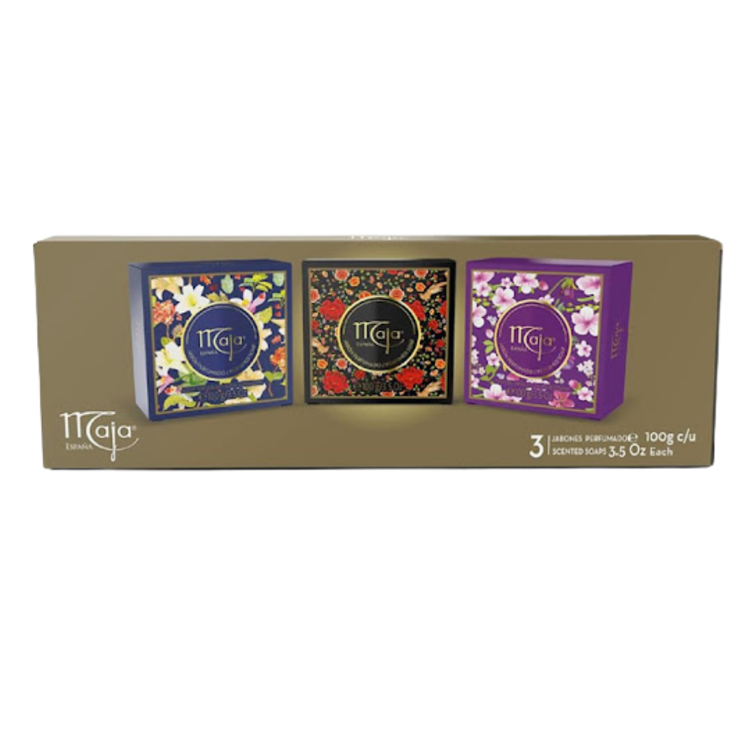 Maja Scented Soaps Variety Gift Set (3 x 3.5 oz) by Farmacias Savia