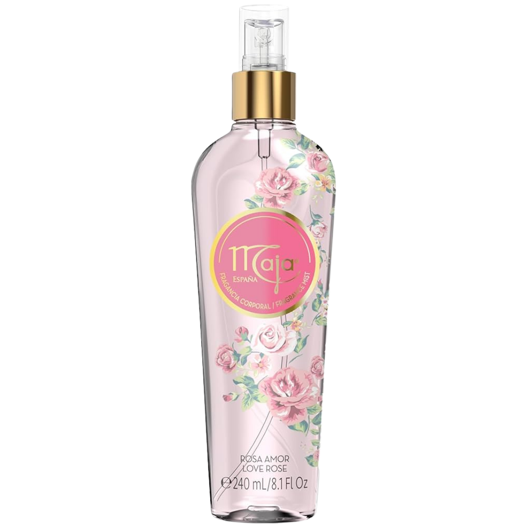 Maja Love Rose Fragrance Mist for Women (8.1oz) by Farmacias Savia