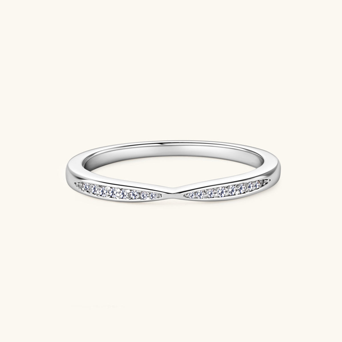Pure Sterling Silver Inlaid Sparkala™ Ring - DestGlow