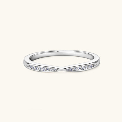 Pure Sterling Silver Inlaid Sparkala™ Ring - DestGlow