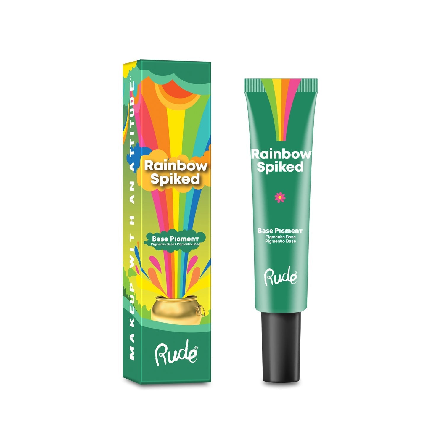 RUDE Rainbow Spiked Vibrant Colors Base Pigment - Green - DestGlow