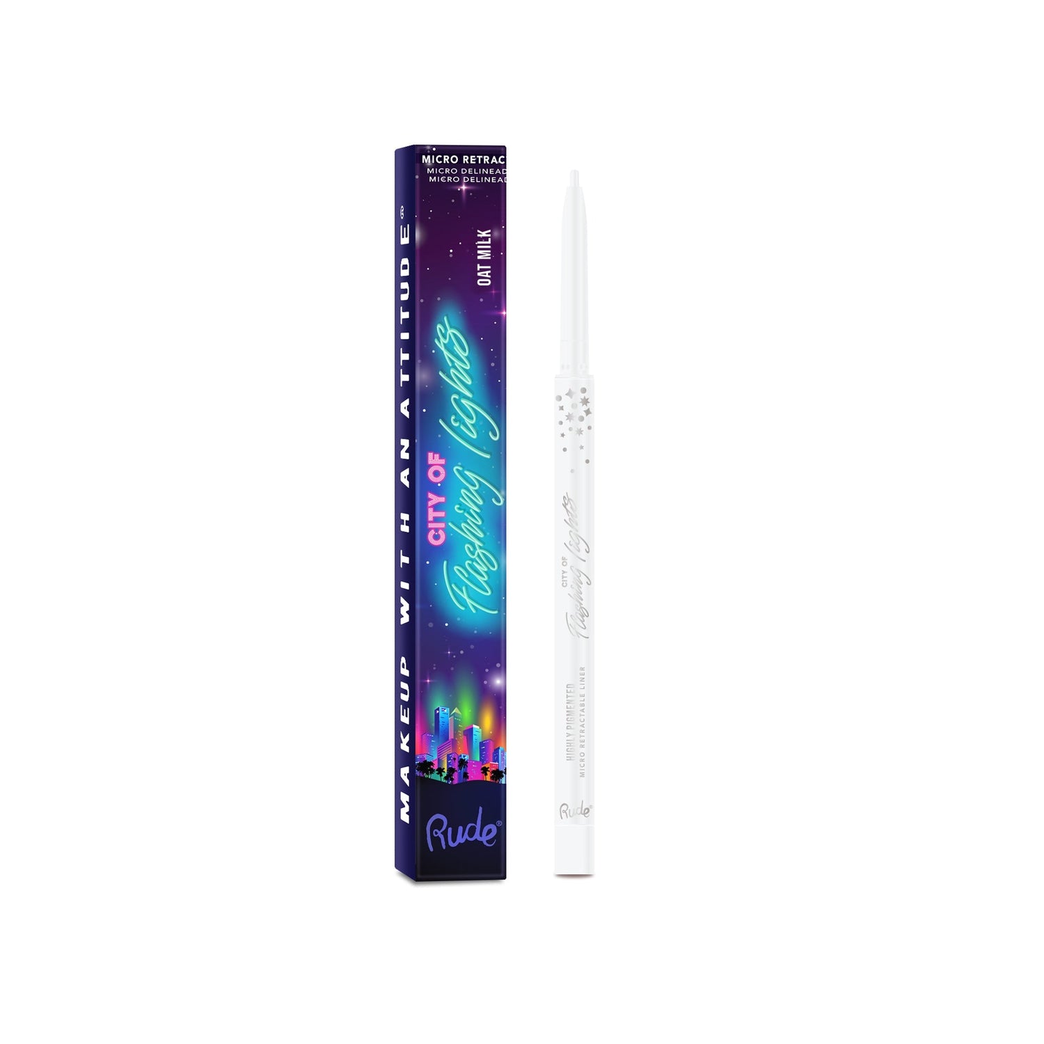 RUDE City of Flashing Lights Micro Retractable Liner by Avera Group