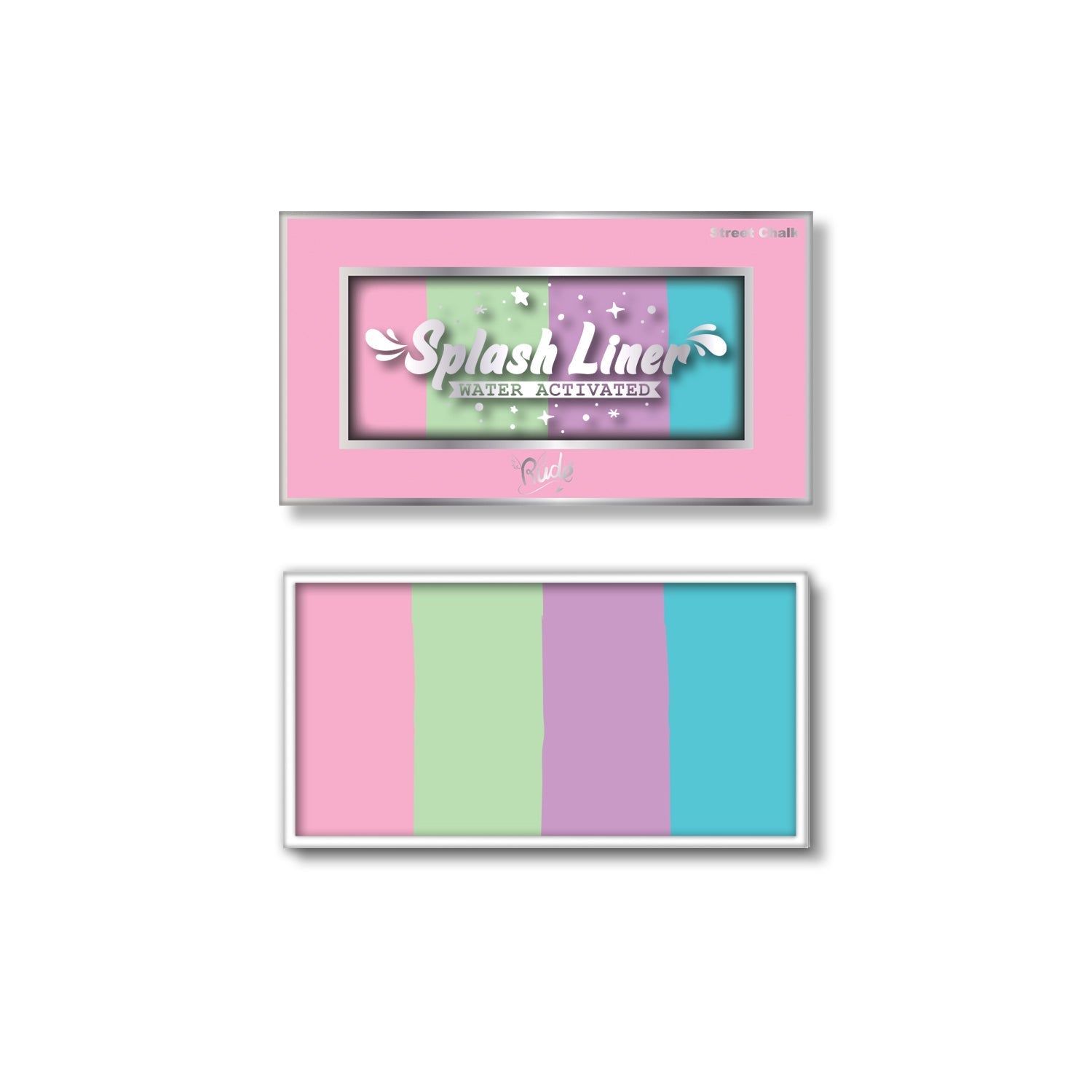 RUDE Splash Liner Water Activated Split Cake Face Body Paint - Street Chalk - DestGlow