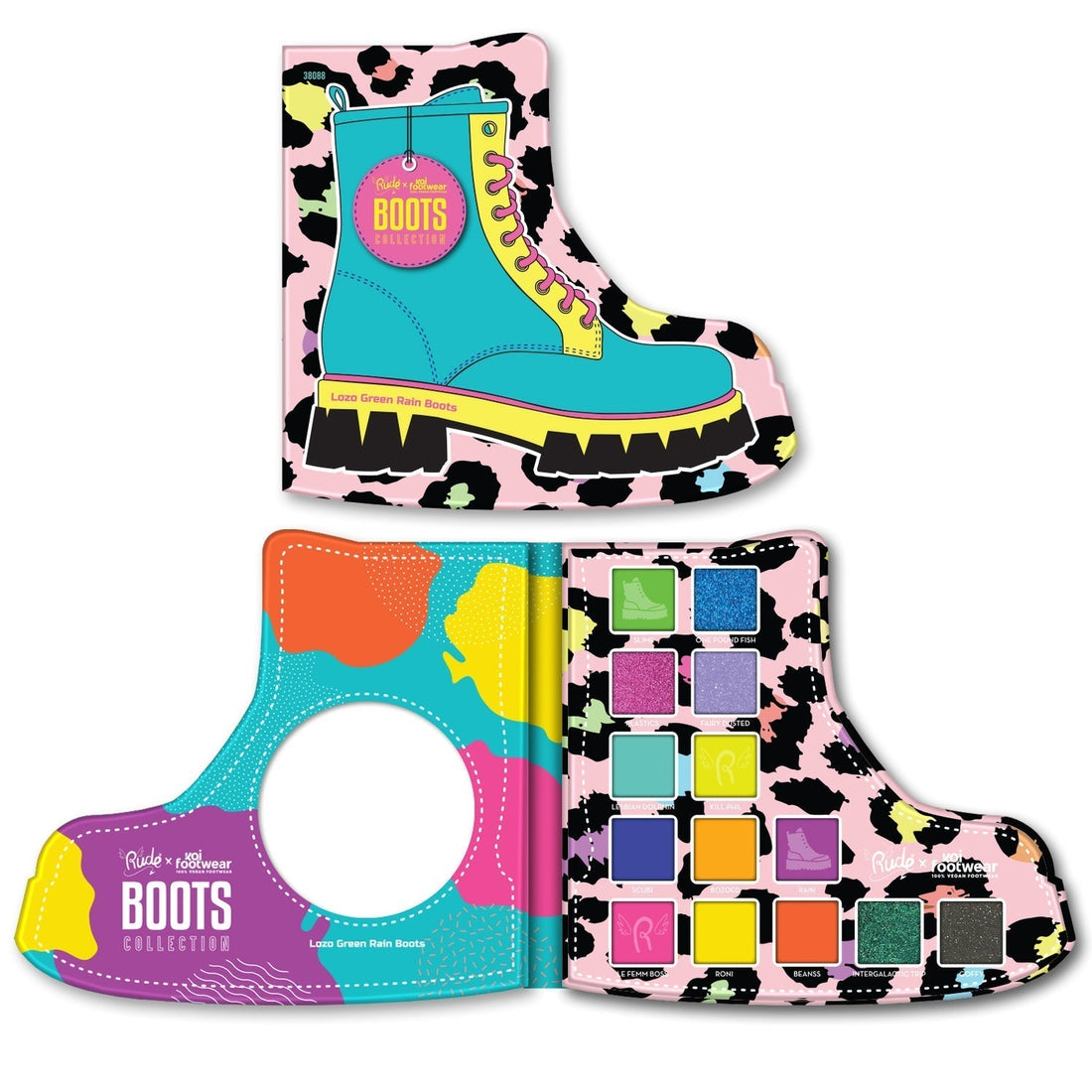 RUDE X KOI FOOTWEAR Boots Collection - Lozo Green Rain Boots -  Lozo Green Rain Boots 